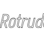 Rotrude Outline