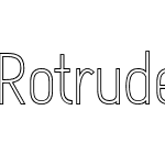 Rotrude Outline