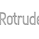 Rotrude Outline