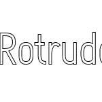 Rotrude Outline