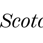 ScotchText-Italic