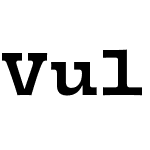 Vulf Mono-Bold