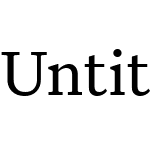 Untitled Serif