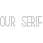 Our Serif Hand Light