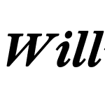 William Text Std Bld Italic
