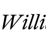 William Subhead Std Reg Italic