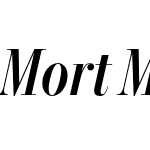 Mort Modern