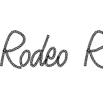 Rodeo Rope Text