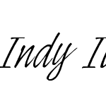 Indy Italic