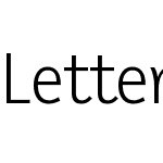 LetterGothicText