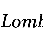 LombaMediumItalic