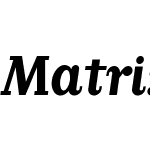 MatrixScriptBold