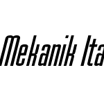 Mekanik Italic