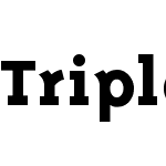 TriplexSerifExtrabold