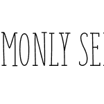 Monly Serif Lite