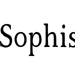 Sophistica Serif