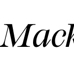 Mackay-Italic