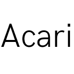 Acari Sans