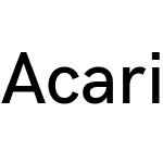 Acari Sans