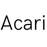 Acari Sans