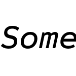 Sometype Mono