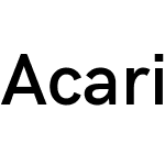 Acari Sans