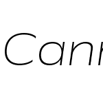 Cannon-lightitalic