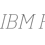 IBM Plex Serif Thin