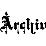 Archive Black Title Text