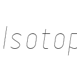 Isotope-ThinItalic