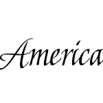 American Calligraphic