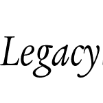 Legacy Serif ITC Pro