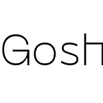 Gosha Sans