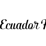 Ecuador Handscript