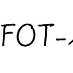 FOT-花風ペン字体 Std