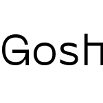 Gosha Sans