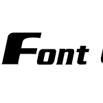 Font Creator Program