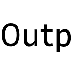 Output Sans