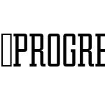 ☞Progreso-Condensed