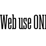 Web use ONLY | Copyright (C) Emtype Foundry