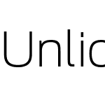 Unlicensed Font