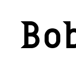 ☞Bobik Serif