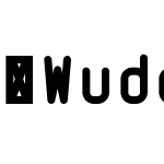 ☞Wudoo Mono Bold