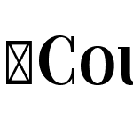 ☞Couturier Regular