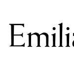 ☞Emilia Regular