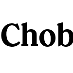 Chobani Serif Web