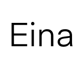 ☞Eina01-Regular