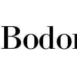 Bodoni Web