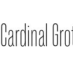 Cardinal Grotesque Condensed