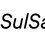 Sul Sans